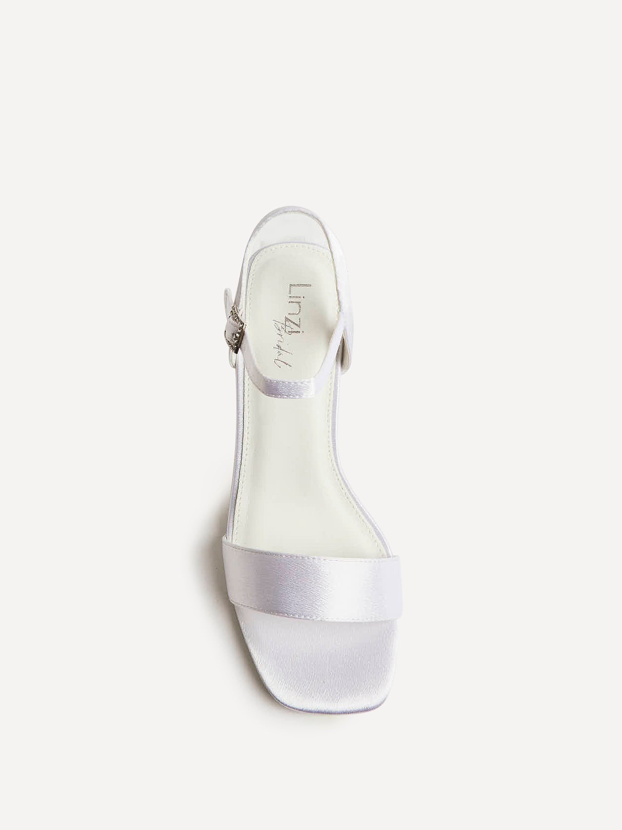 Cherish Bridal Ivory Satin Heeled Sandals