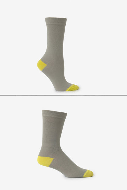 CNTSTSOCK - Heel and Toe Colorblock Sock