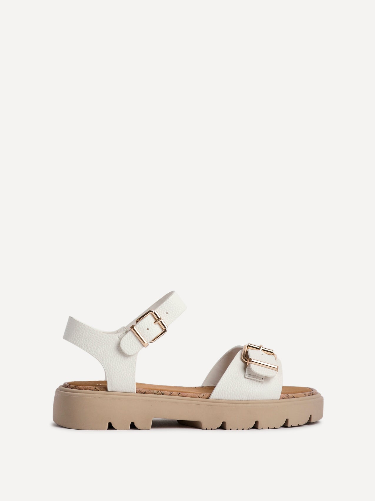 Comet White Chunky Sandals
