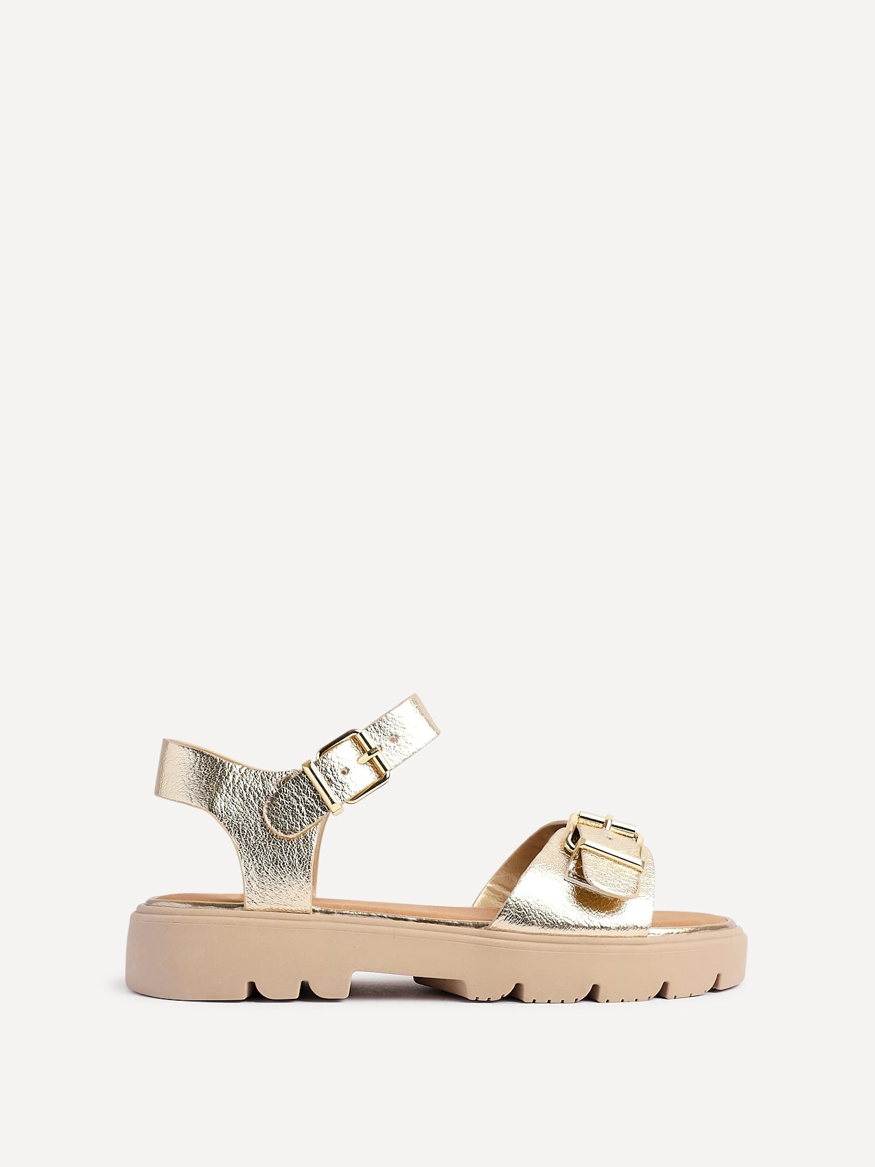 Comet Gold Chunky Sandals