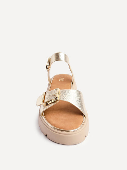 Comet Gold Chunky Sandals