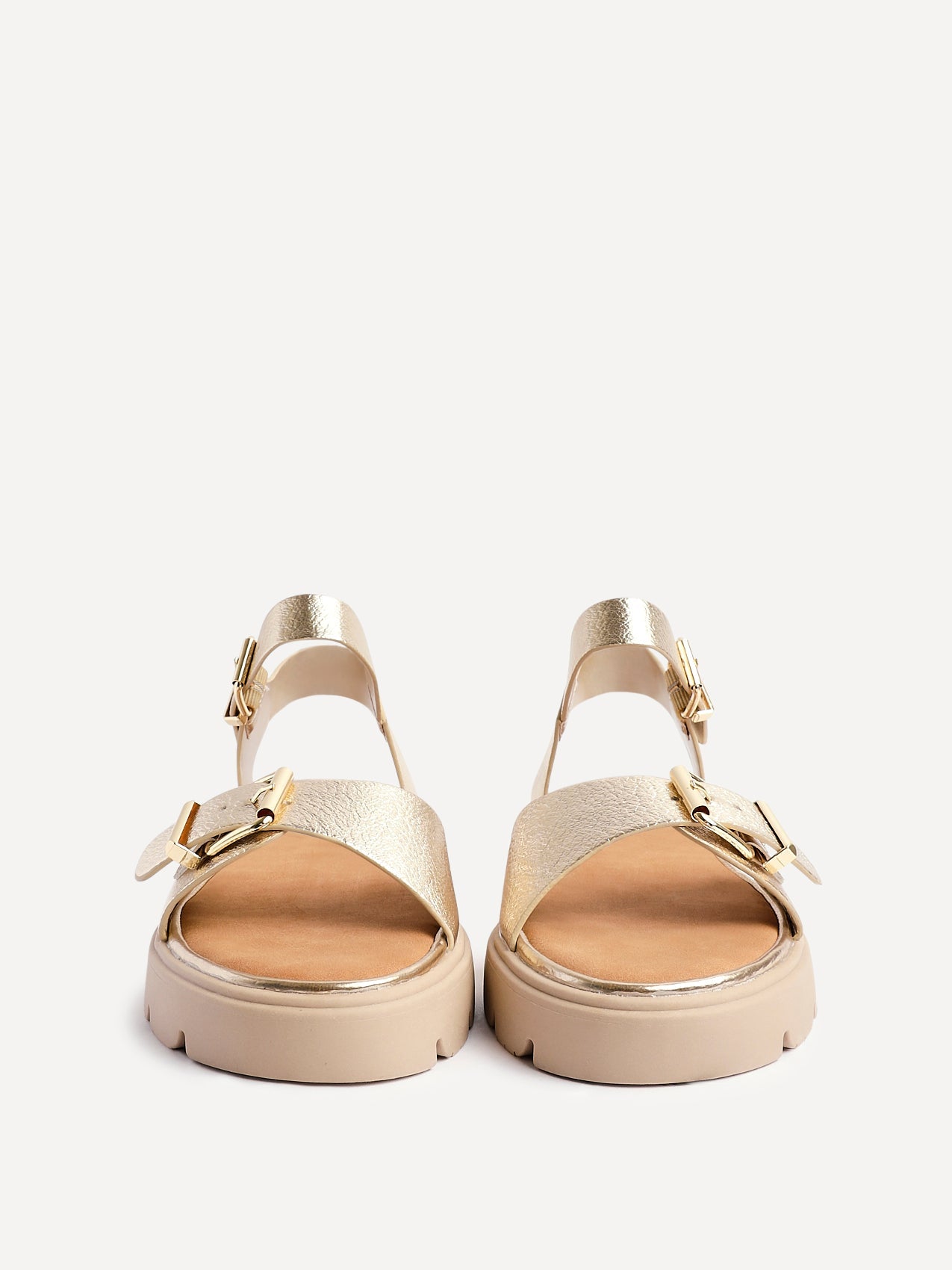 Comet Gold Chunky Sandals