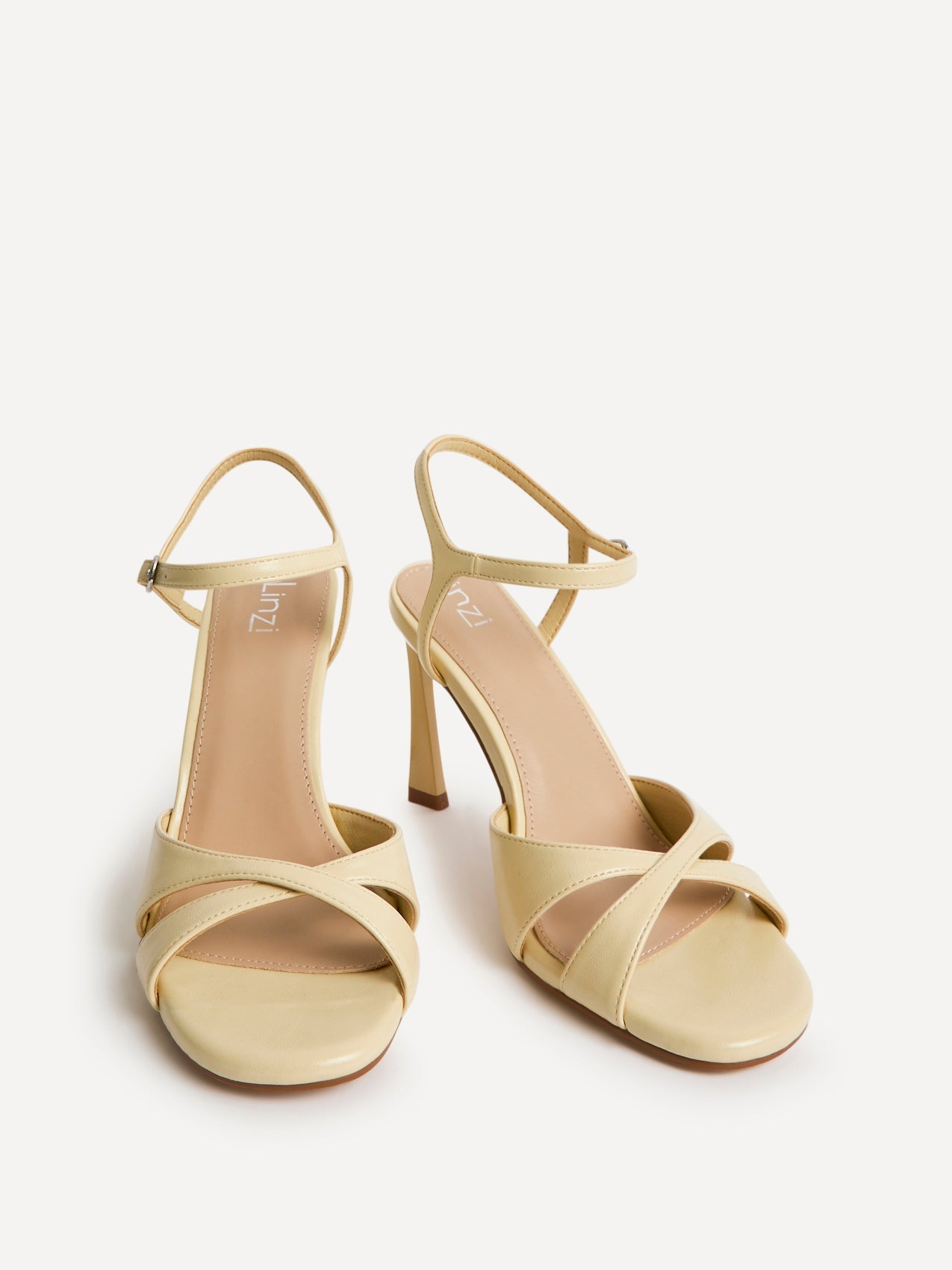 Compelled Lemon Stiletto Heeled Sandals