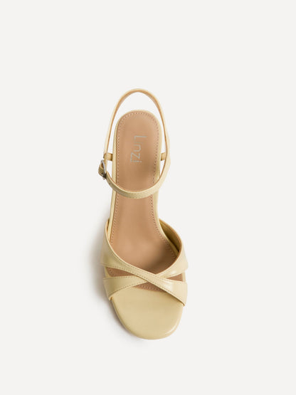 Compelled Lemon Stiletto Heeled Sandals