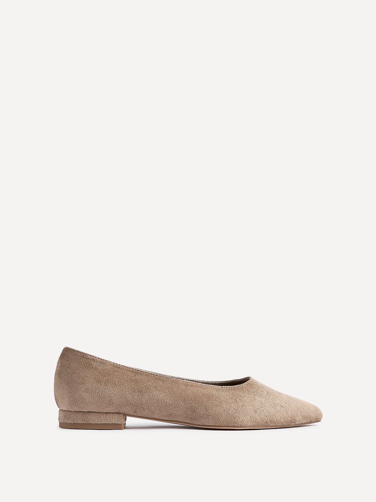 Compete Wide Fit Taupe Faux Suede Pumps