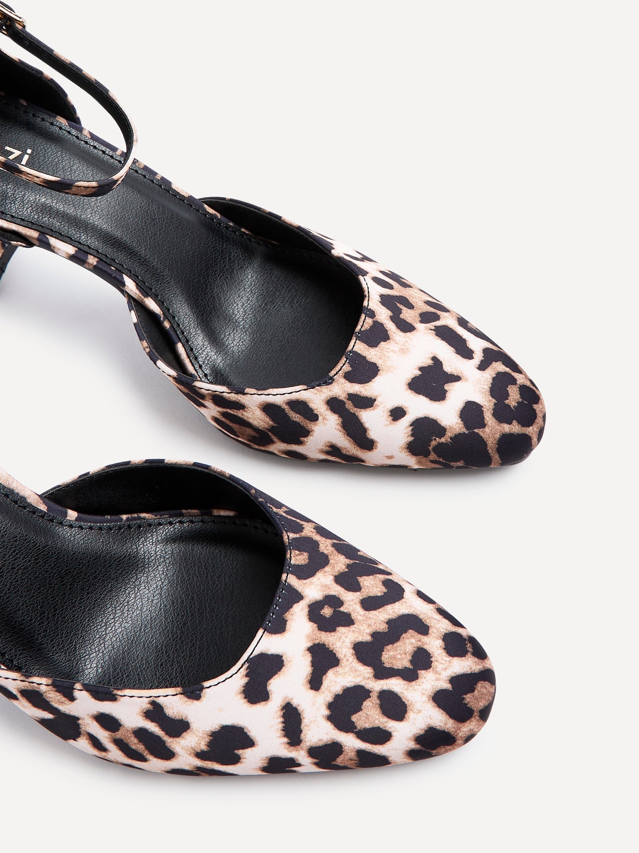 Corinne Leopard Print Scuba Court Heels