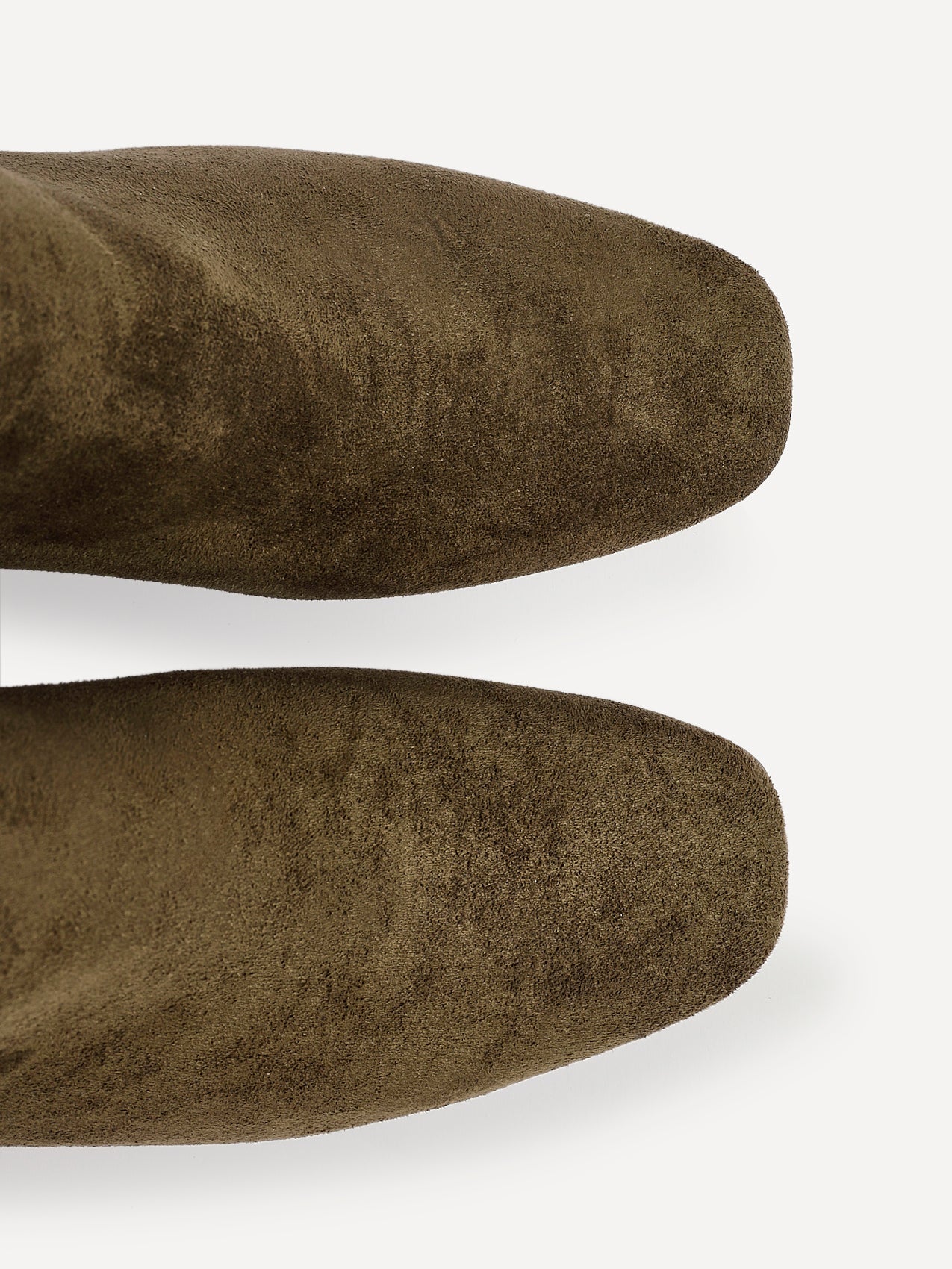 Cove Khaki Faux Suede Ankle Boots