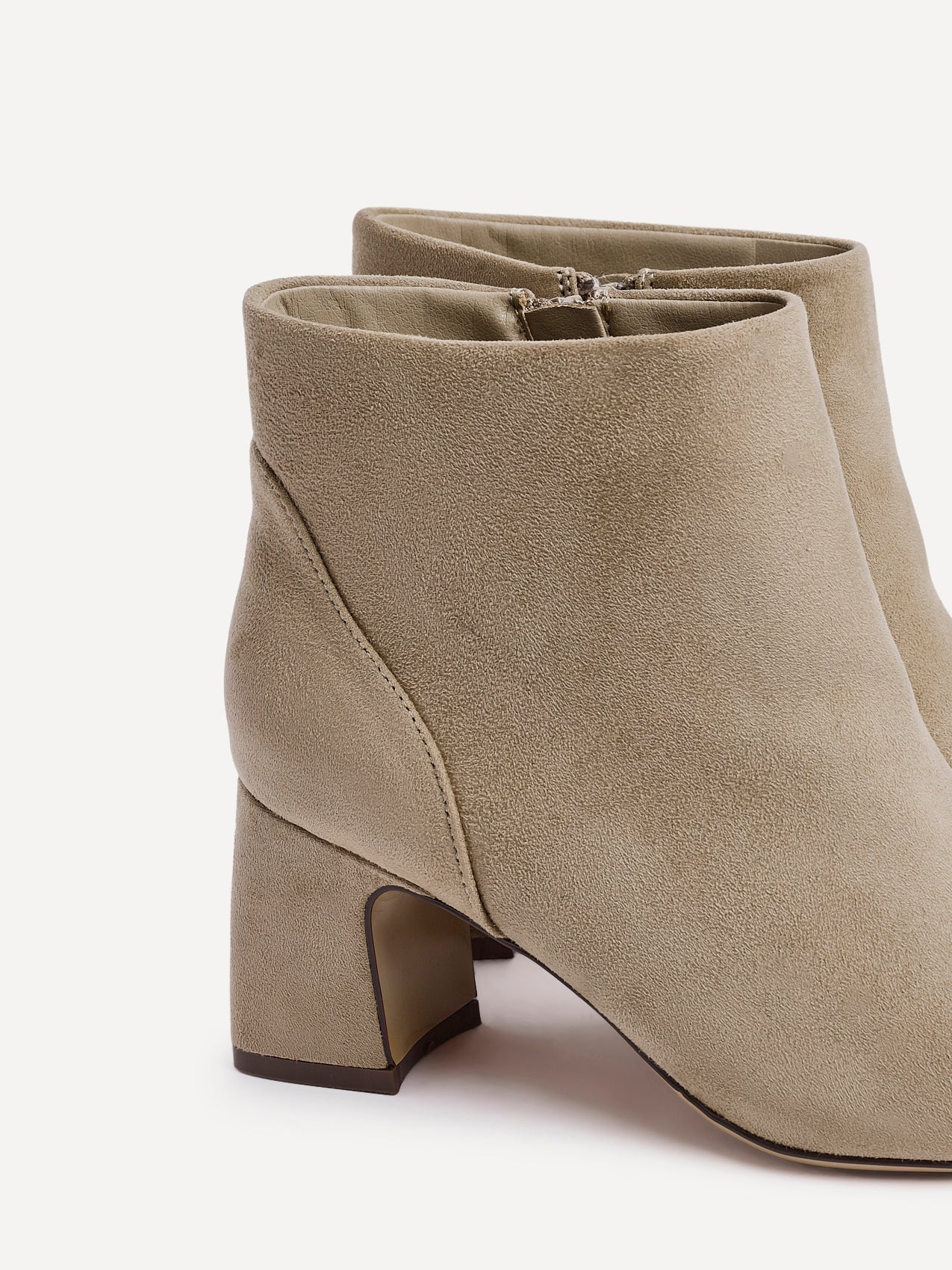 Cove Mocha Faux Suede Ankle Boots