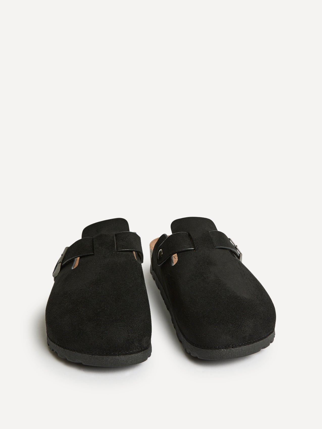 Cyrus Black Soft Footbed Clogs
