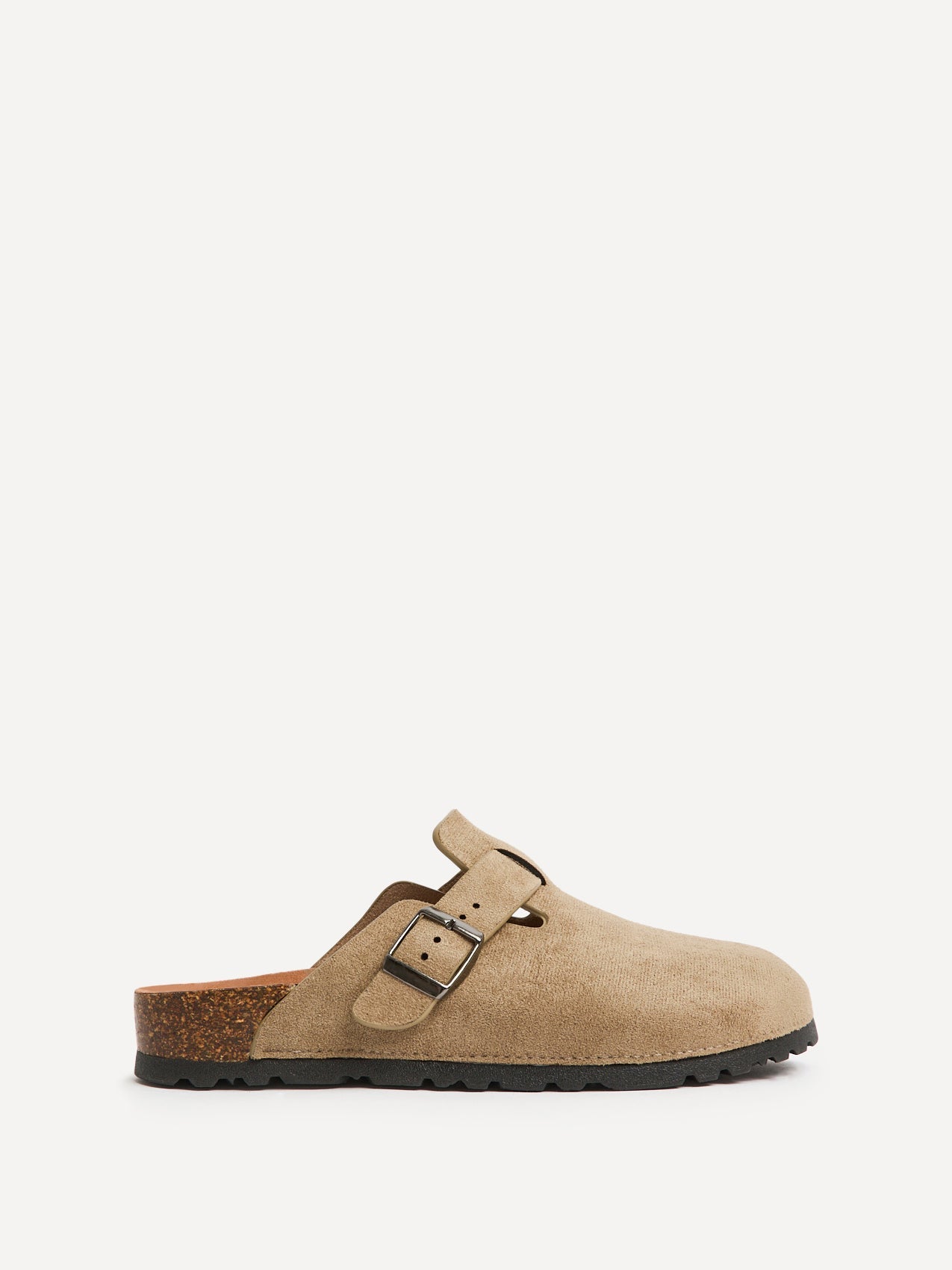 Cyrus Taupe Soft Footbed Clogs