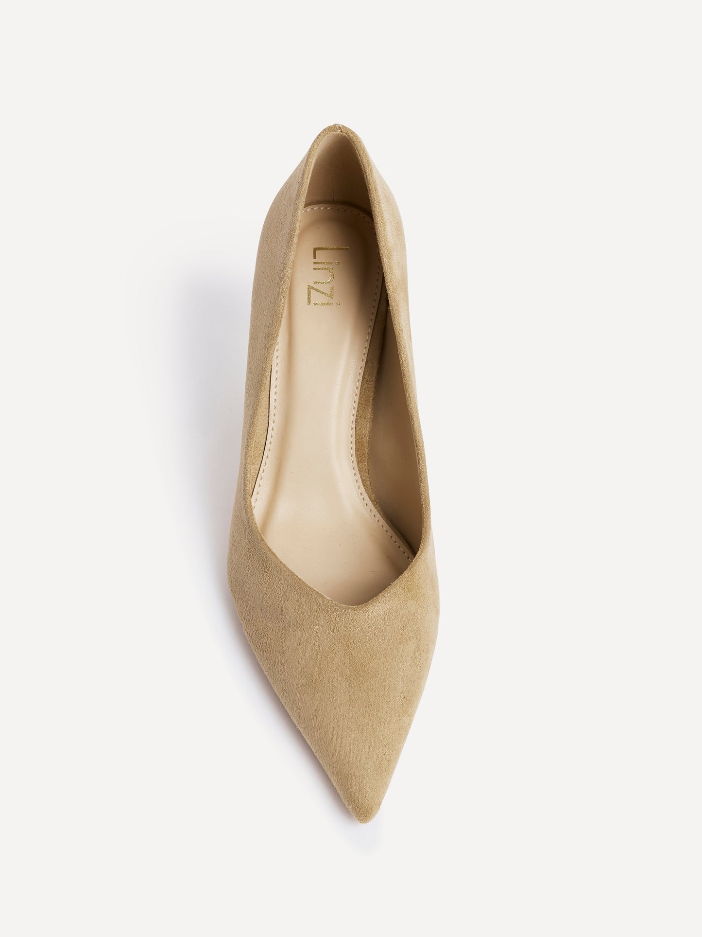 Classic Camel Faux Suede Court Heels
