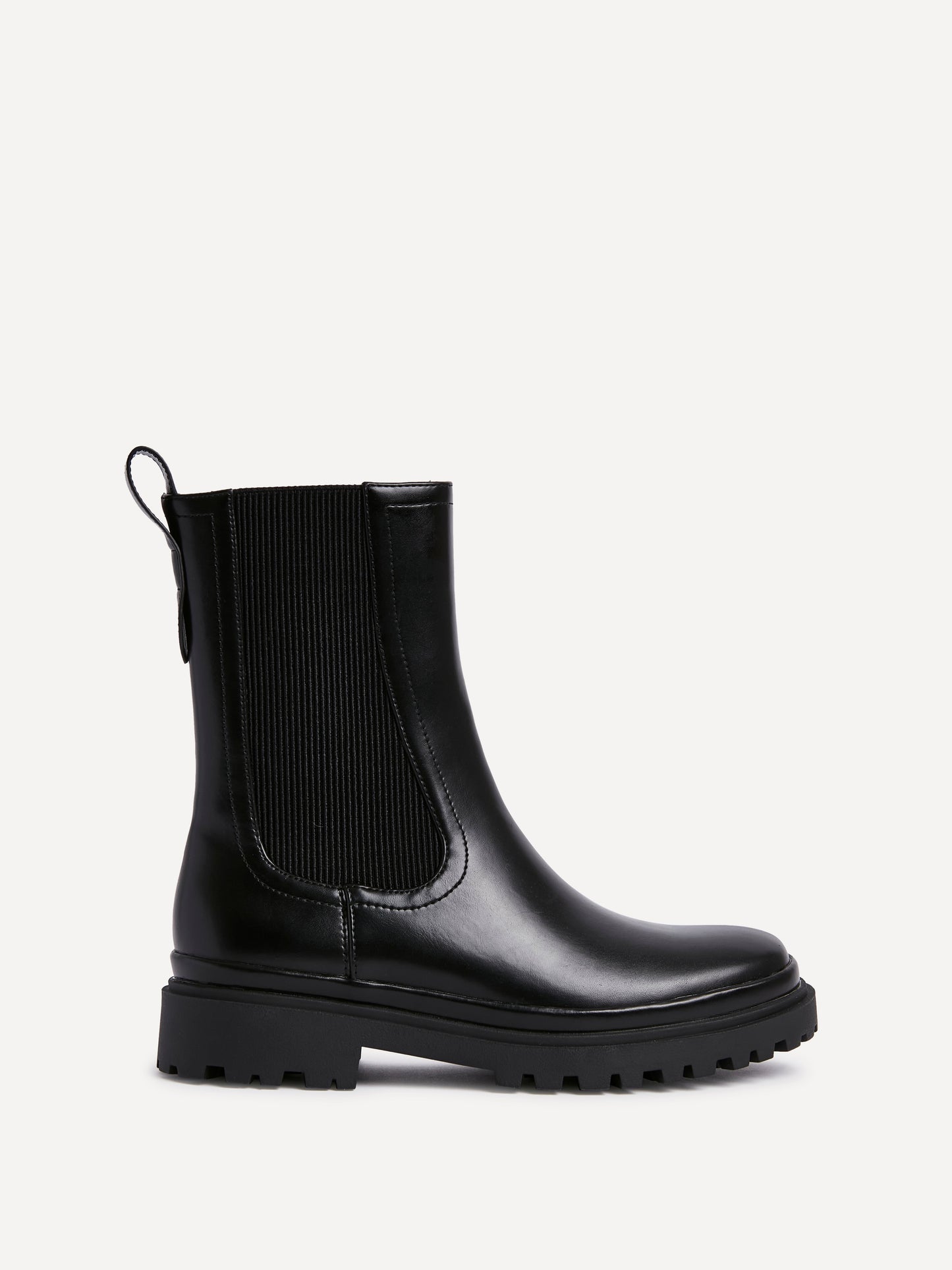 Command Black Chunky Chelsea Boots