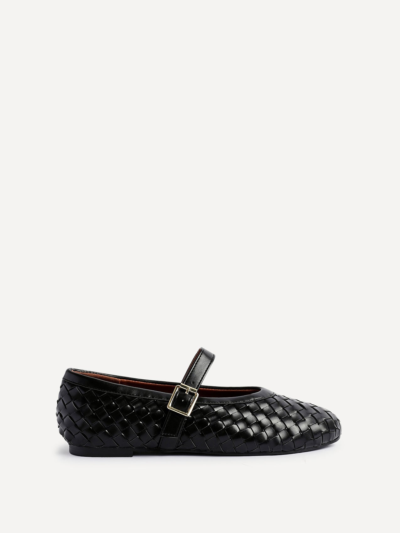 Daily Black Faux Leather Mary Jane Pumps