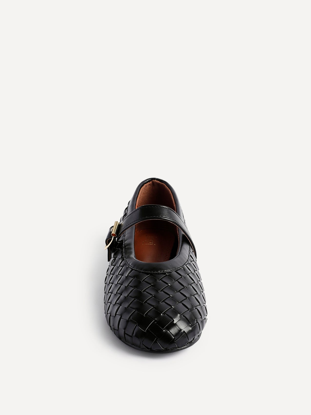 Daily Black Faux Leather Mary Jane Pumps