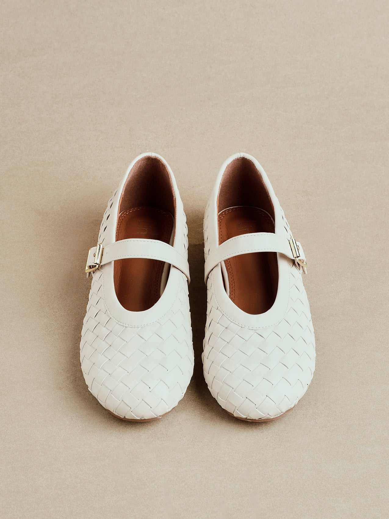 Daily Nude Fux Leather Mary Jane Pumps