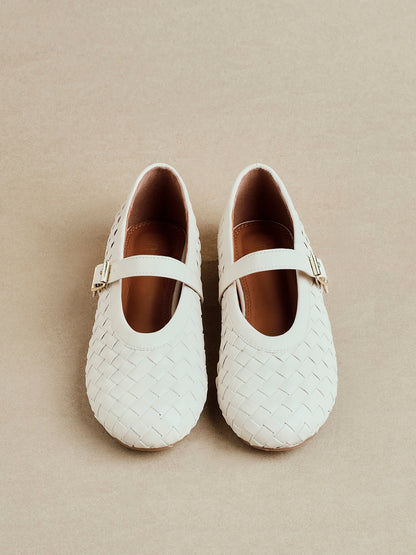 Daily Nude Fux Leather Mary Jane Pumps