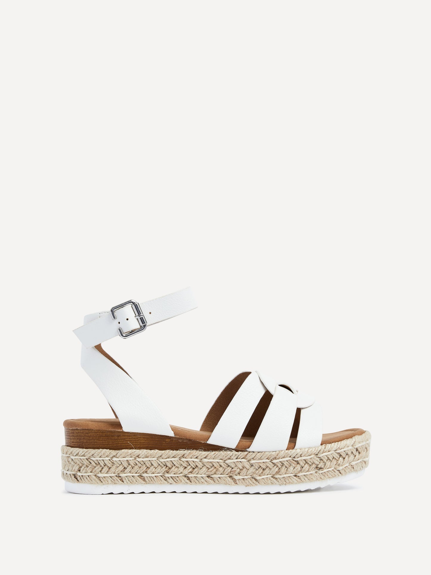 Dakota White Espadrille Sandals