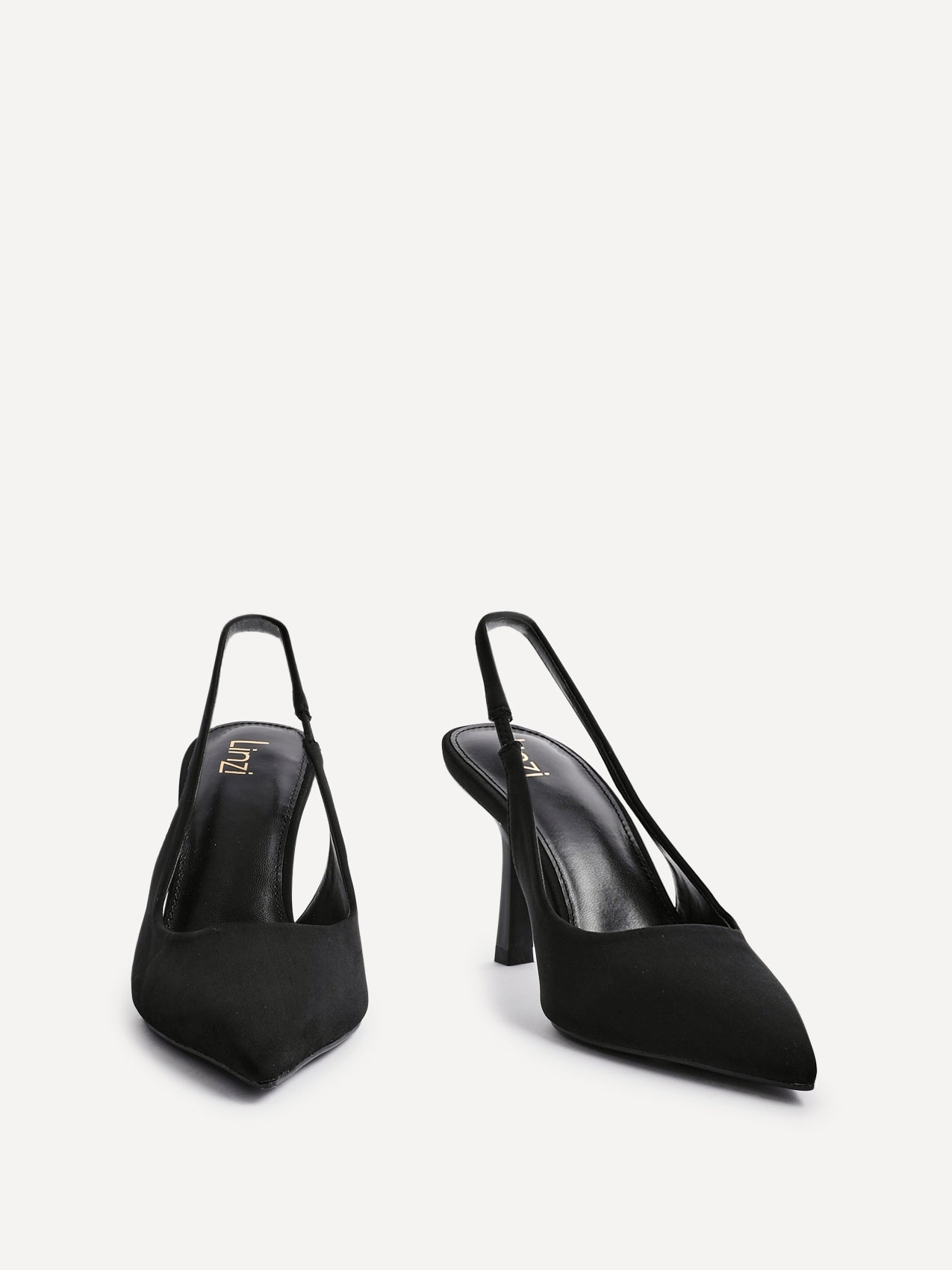 Dash Black Scuba Court Heels