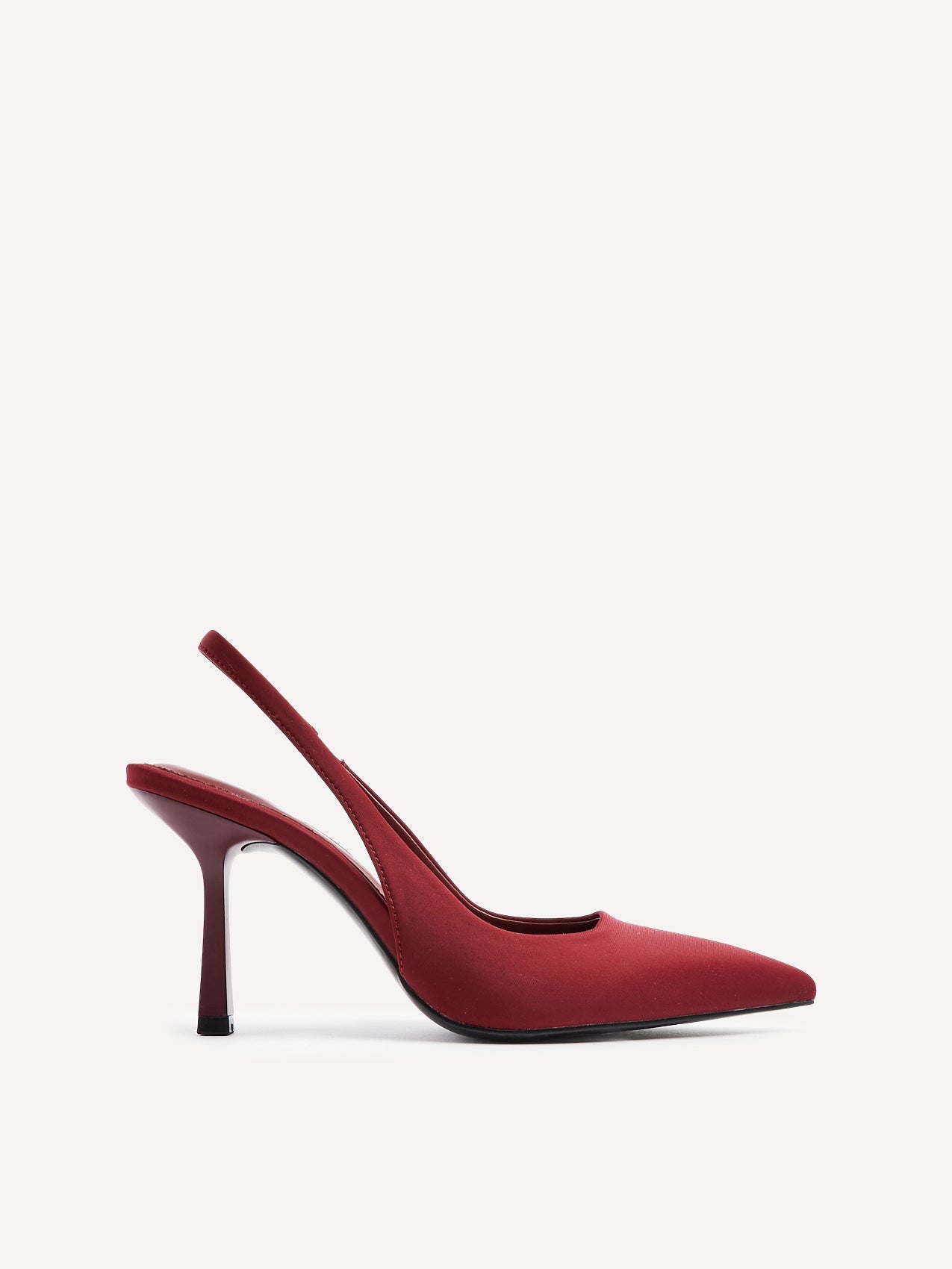 Dash Burgundy Scuba Court Heels