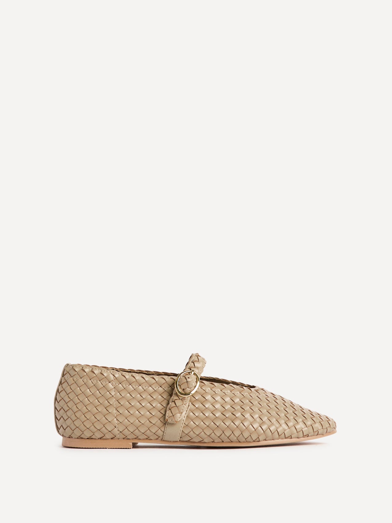 Debut Nude Handwoven Ballet Flats