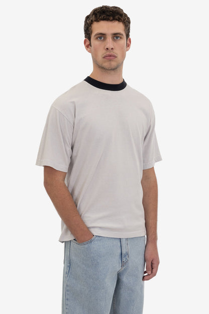 1801GDRIN - 6.5oz Garment Dye Crew Neck Ringer T-Shirt
