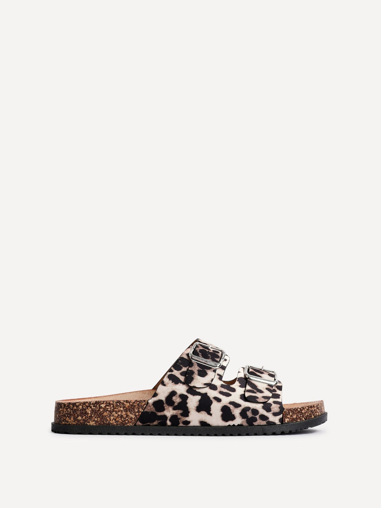 Drift Leopard Print Slider Sandals