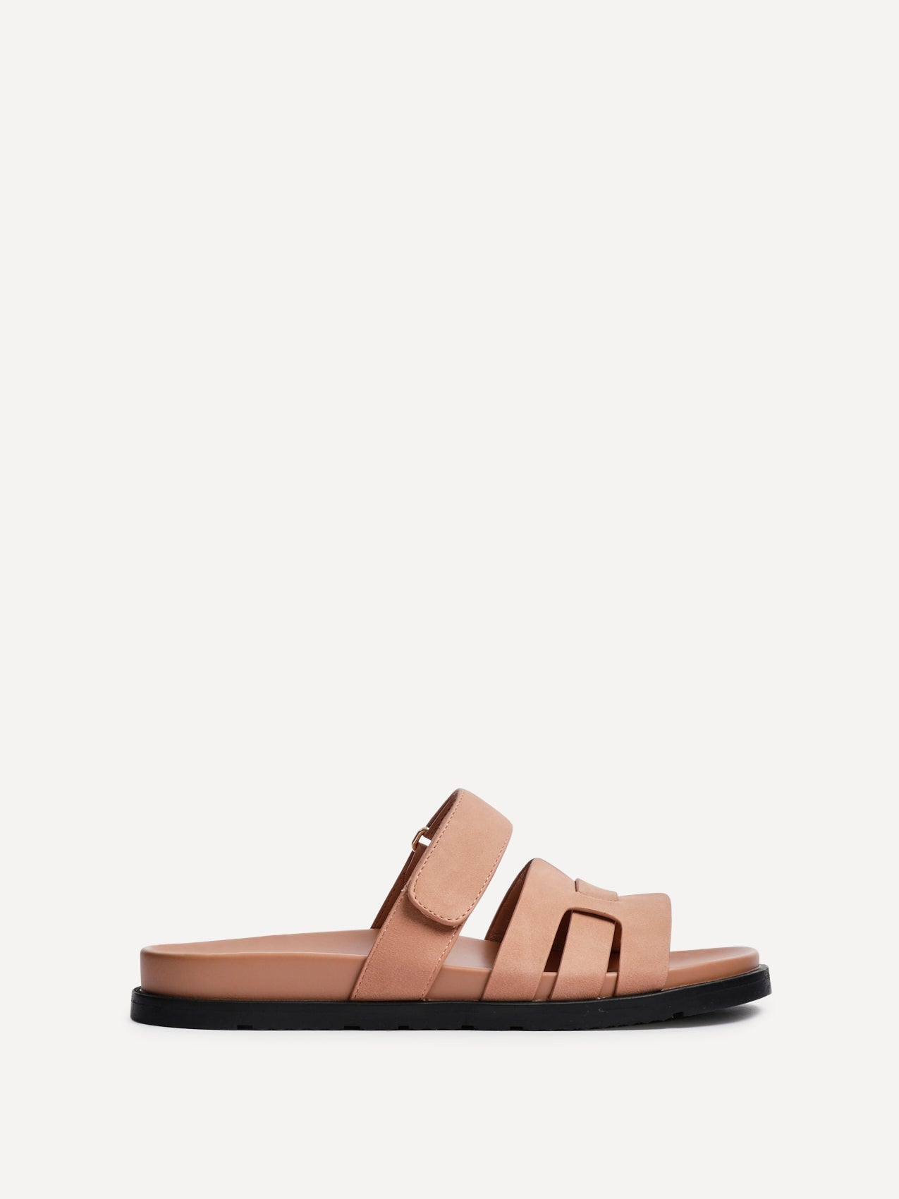 Essential Dusky Pink Faux Suede Sandals