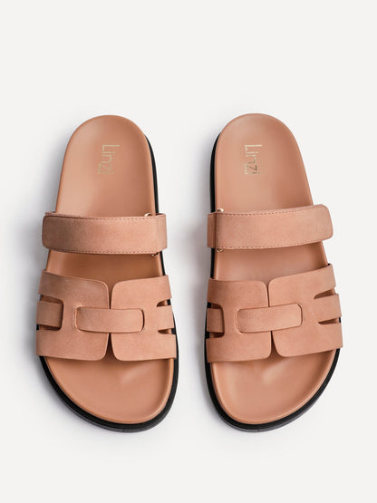 Essential Dusky Pink Faux Suede Sandals