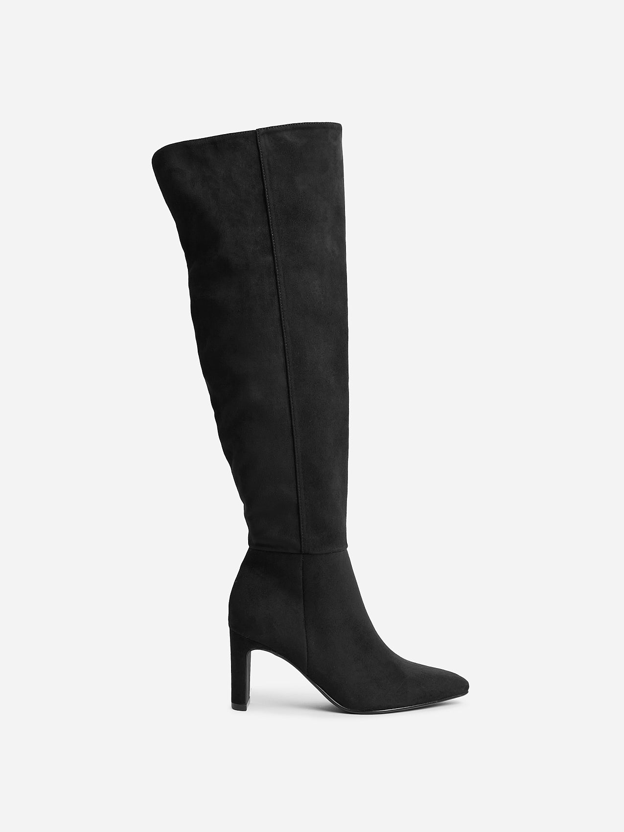 Demand Black Long Heeled Boots
