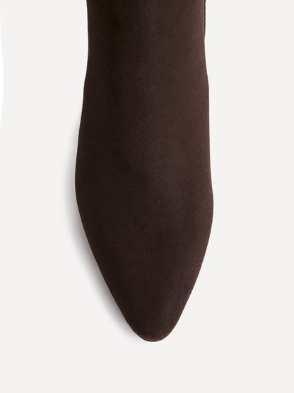 Demand Brown Long Heeled Boots