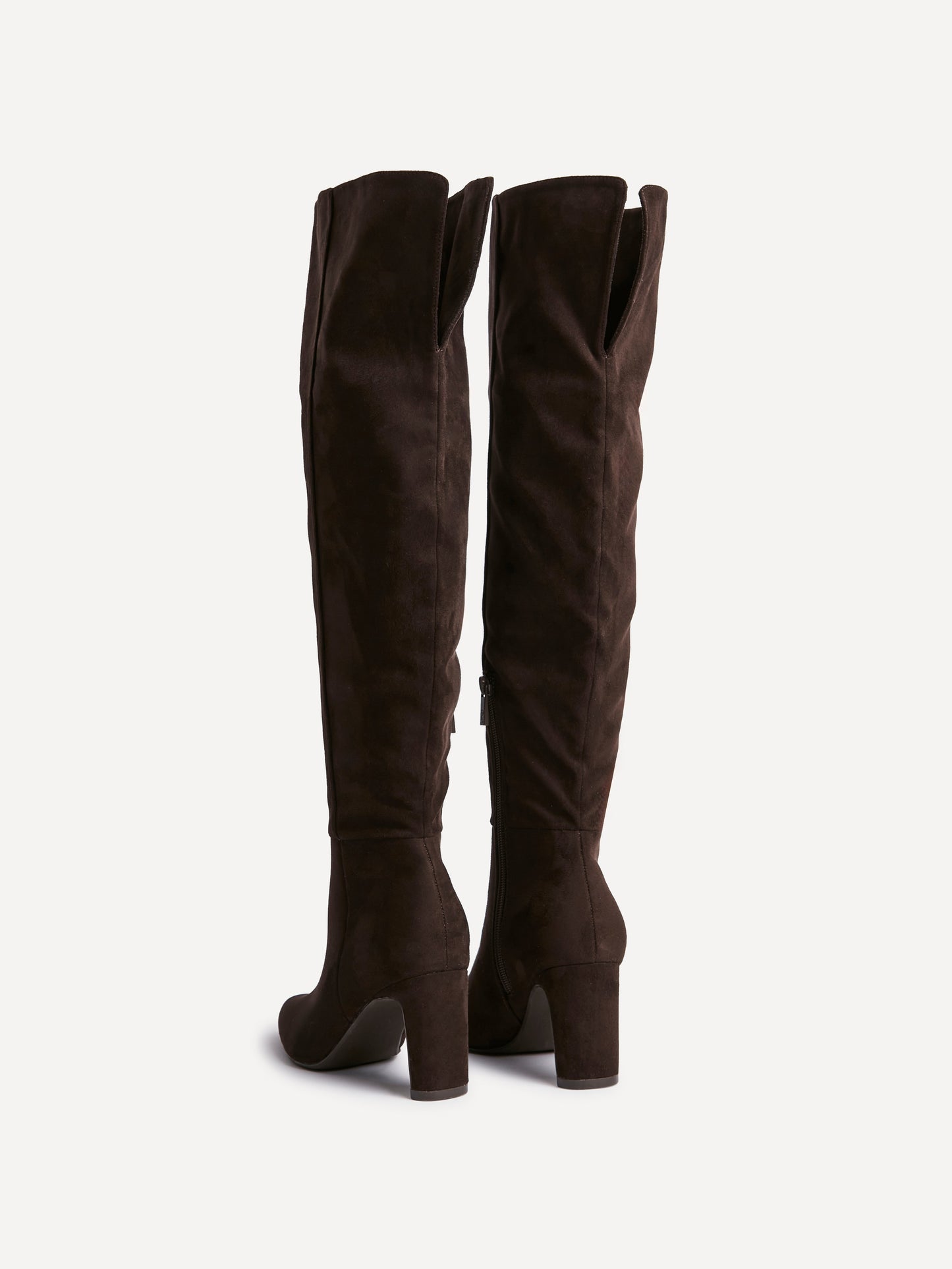 Demand Brown Long Heeled Boots