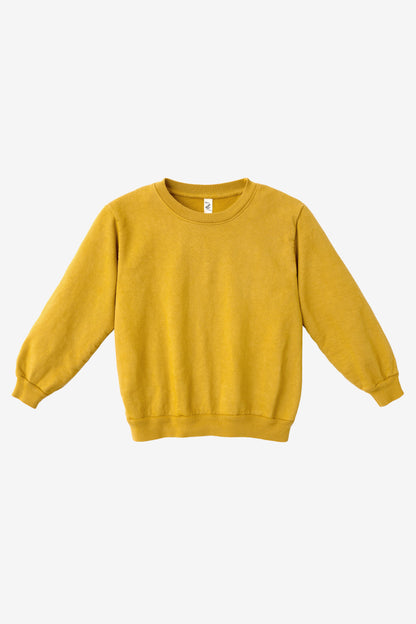 HF107GD - Kids Heavy Fleece Garment Dye Crew Sweatshirt