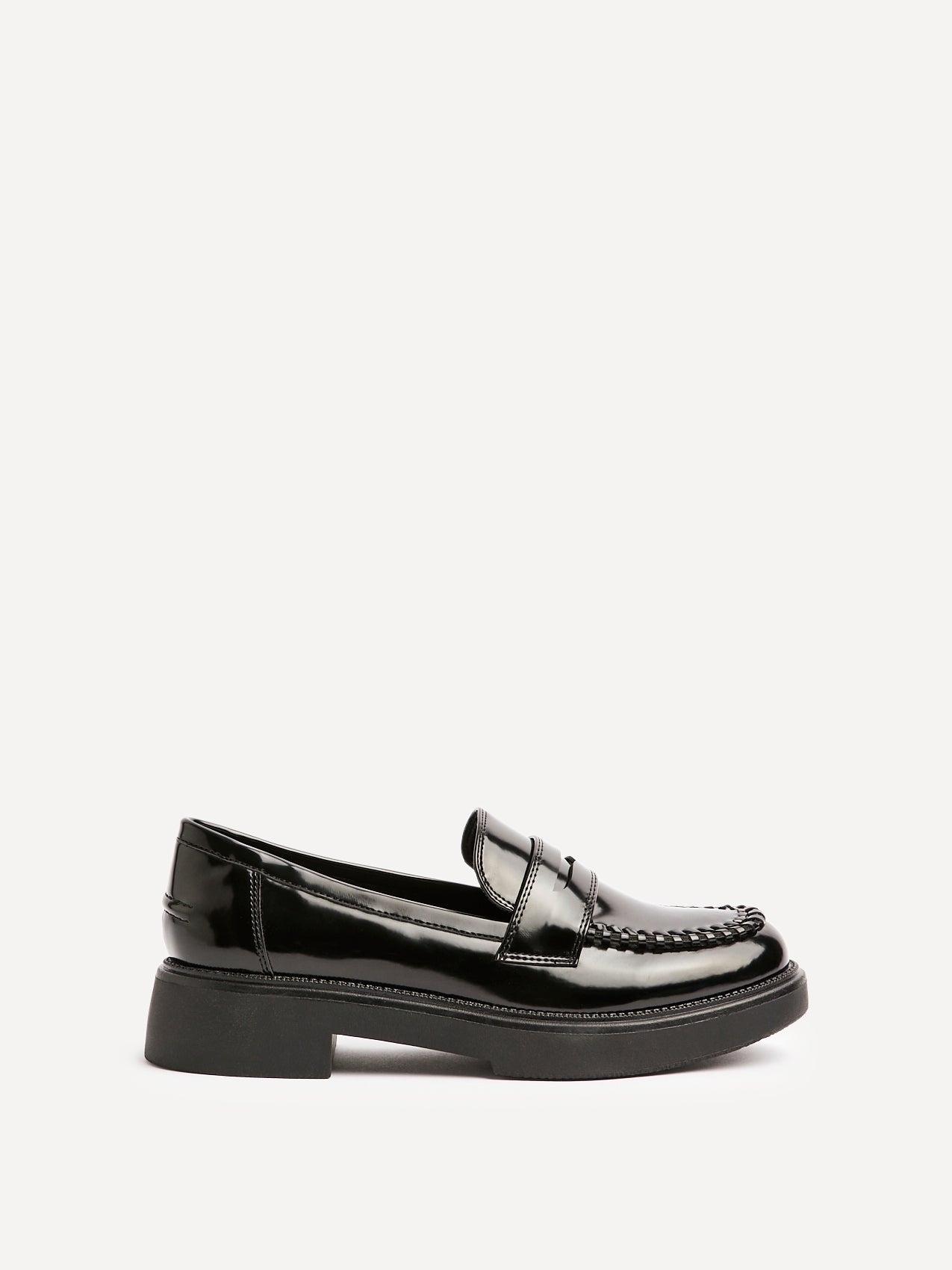 Direction Black Patent Loafers