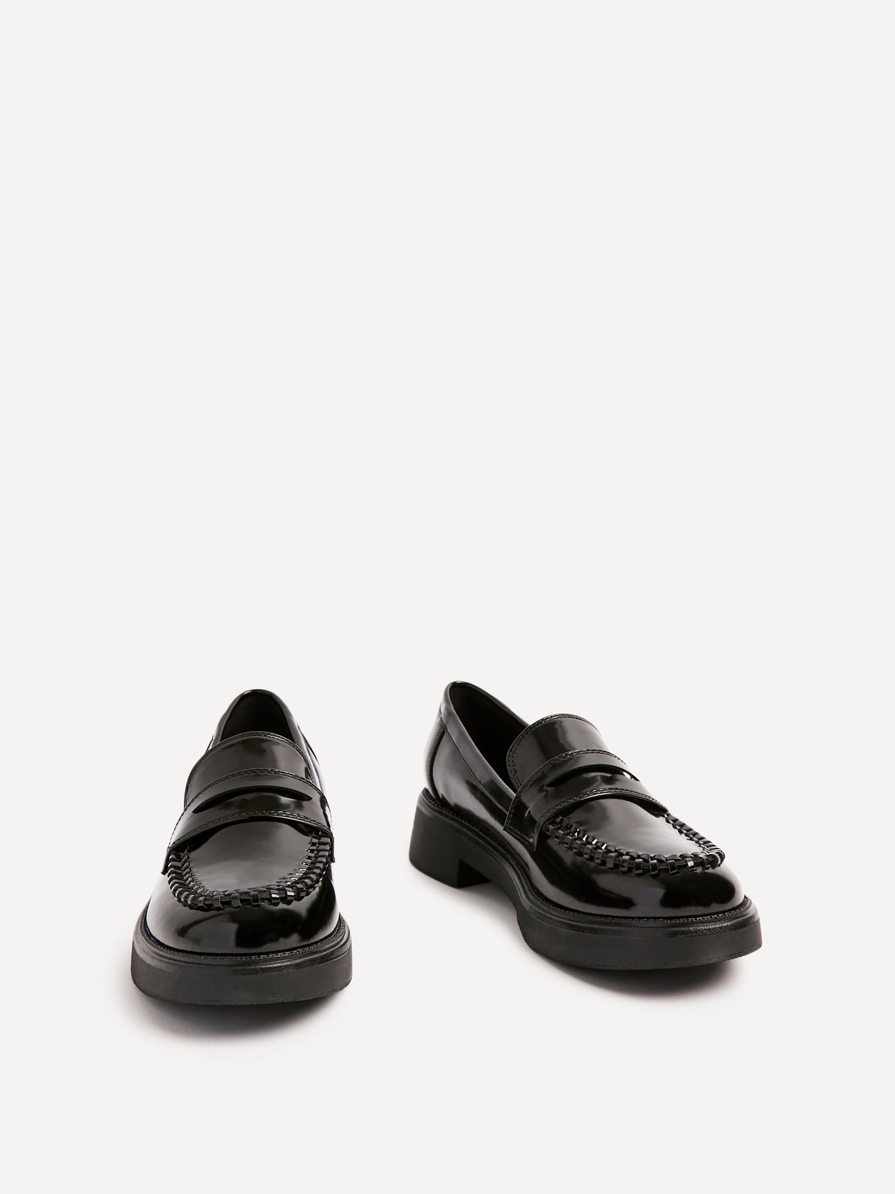 Direction Black Patent Loafers