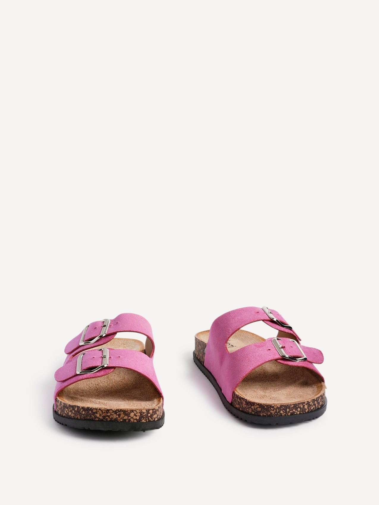 Echo Fuchsia Double Buckle Sandals