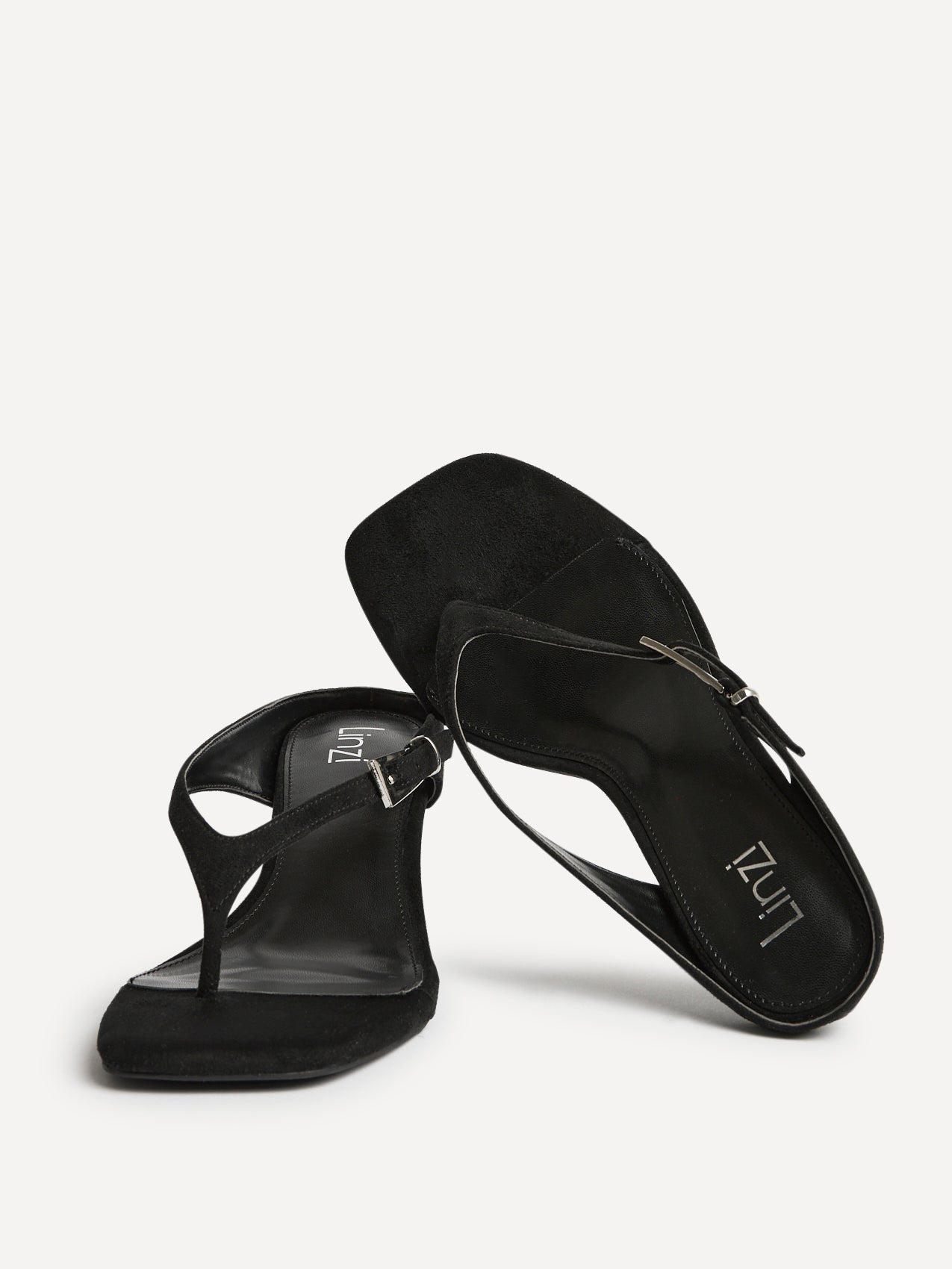 Elanie Black Mule Heels