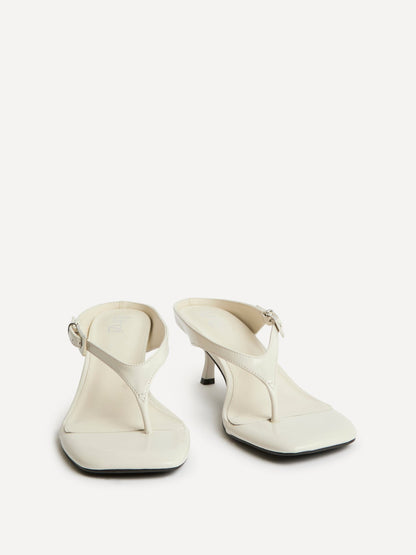 Elanie Ivory Mule Heels