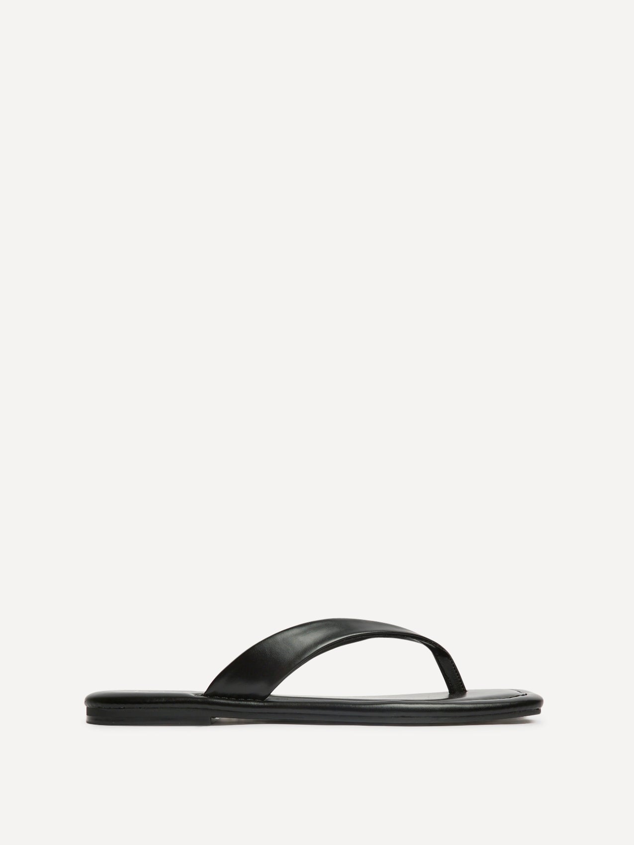 Element Black Toe Post Flat Sandals