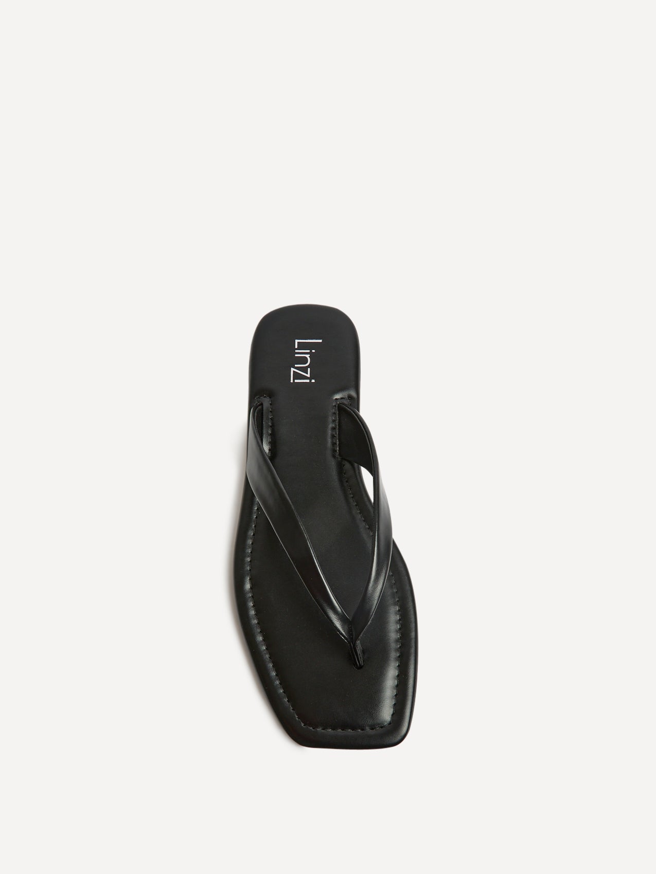 Element Black Toe Post Flat Sandals