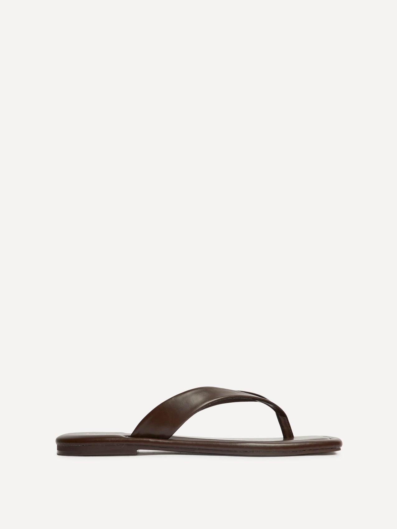 Element Brown Toe Post Flat Sandals