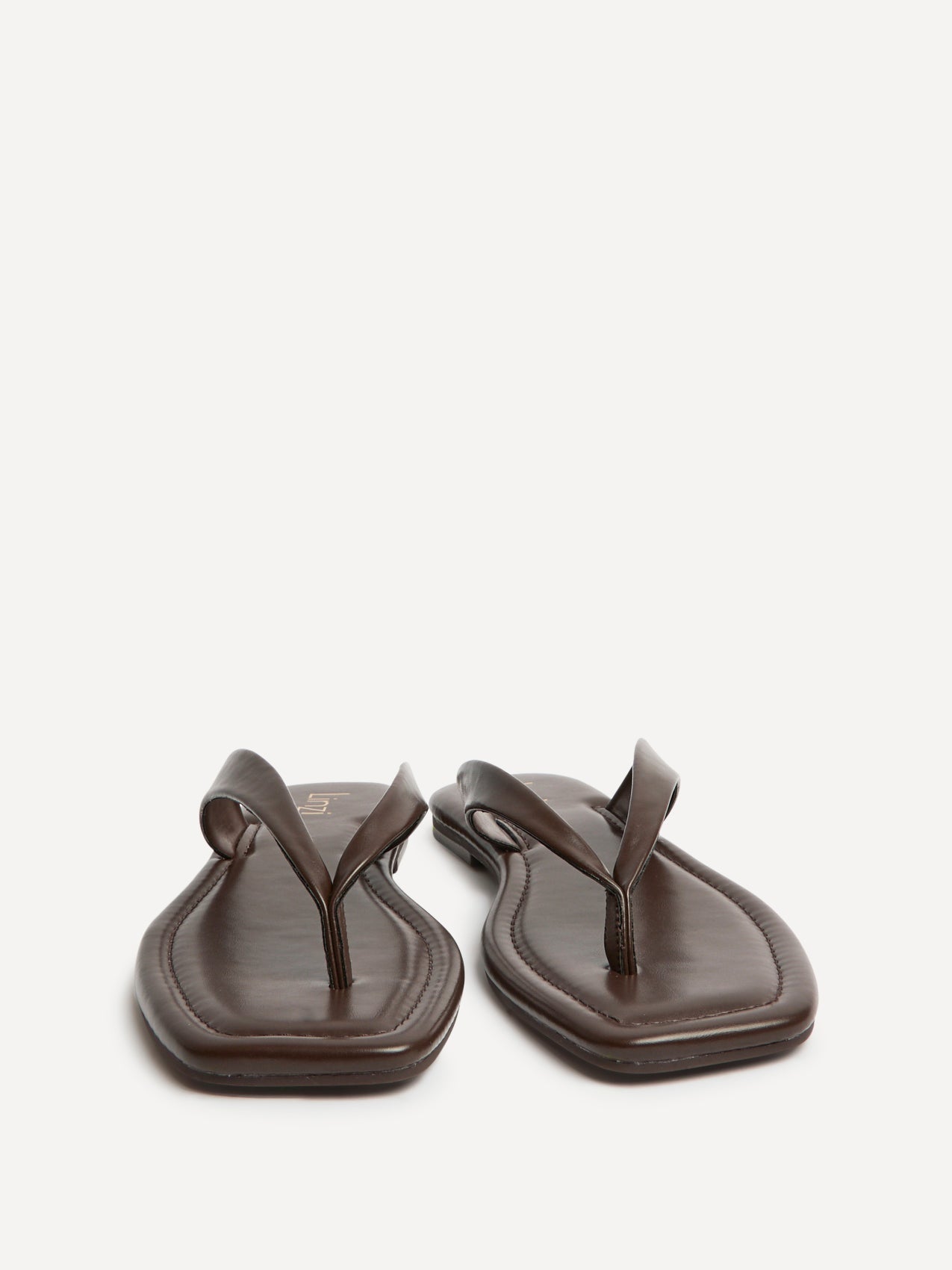 Element Brown Toe Post Flat Sandals