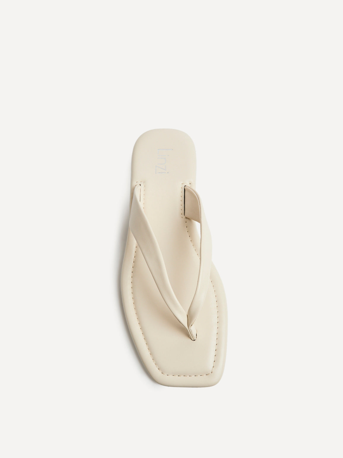 Element Ivory Toe Post Flat Sandals