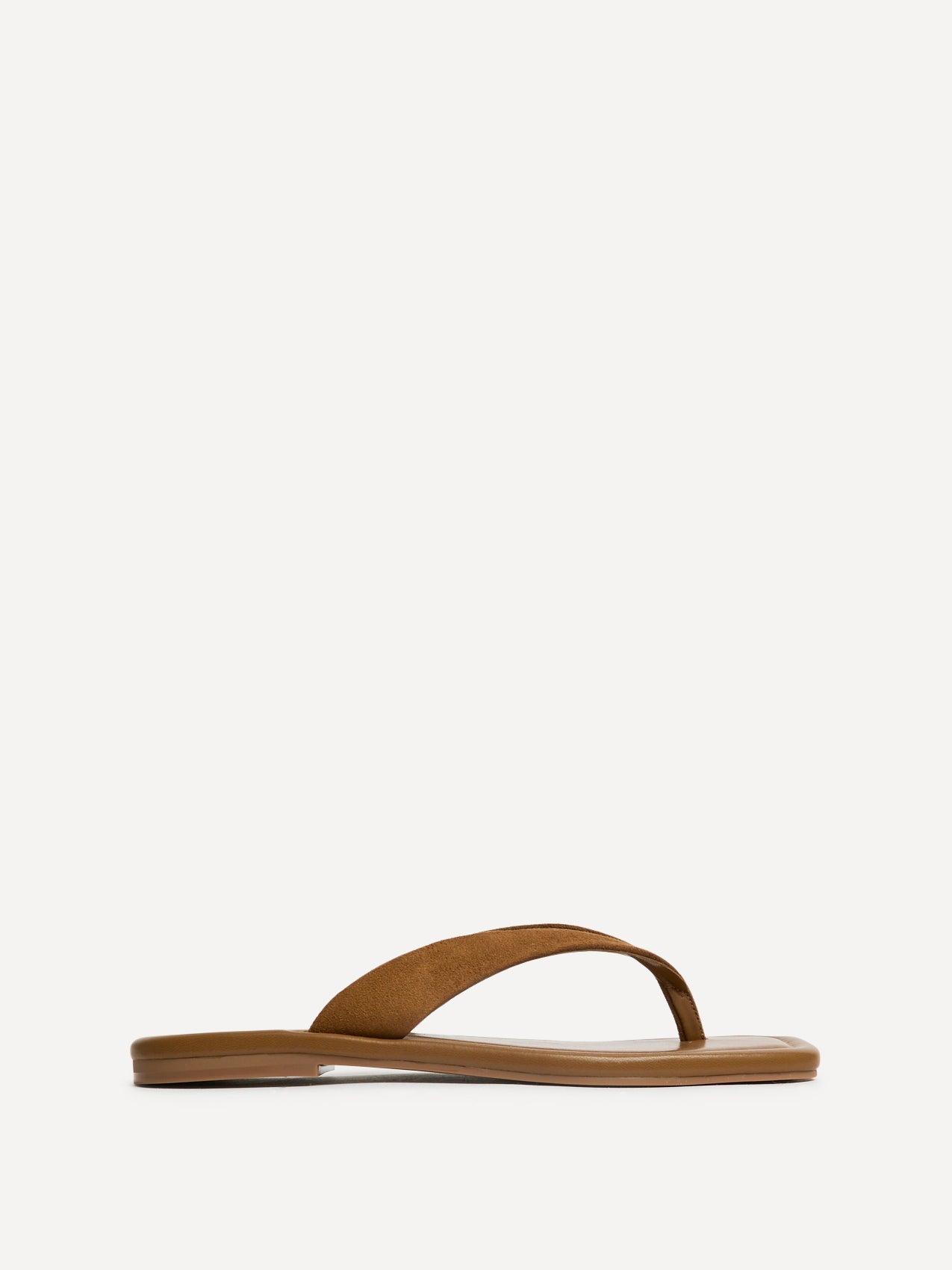 Element Tan Toe Post Flat Sandals