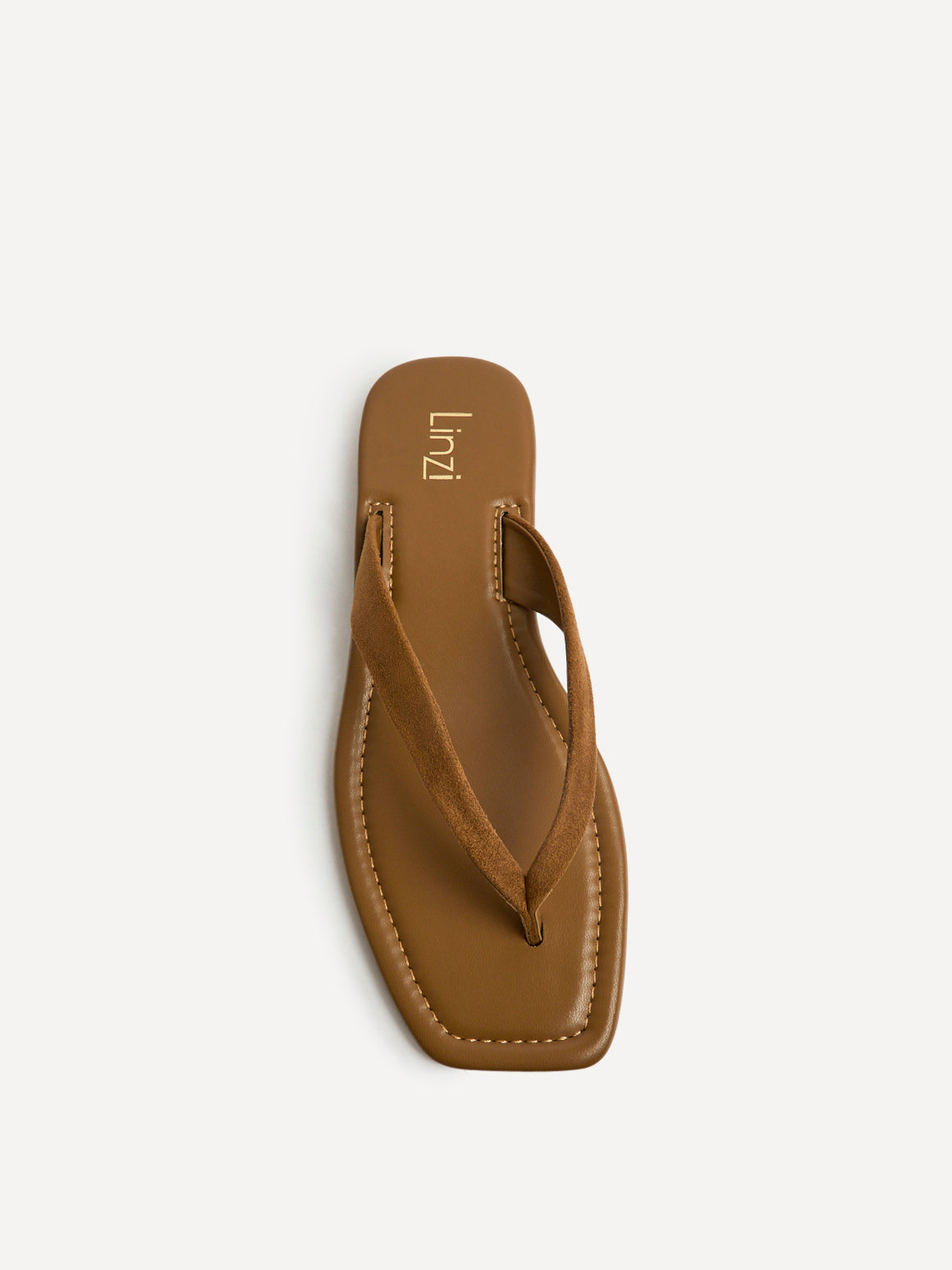 Element Tan Toe Post Flat Sandals