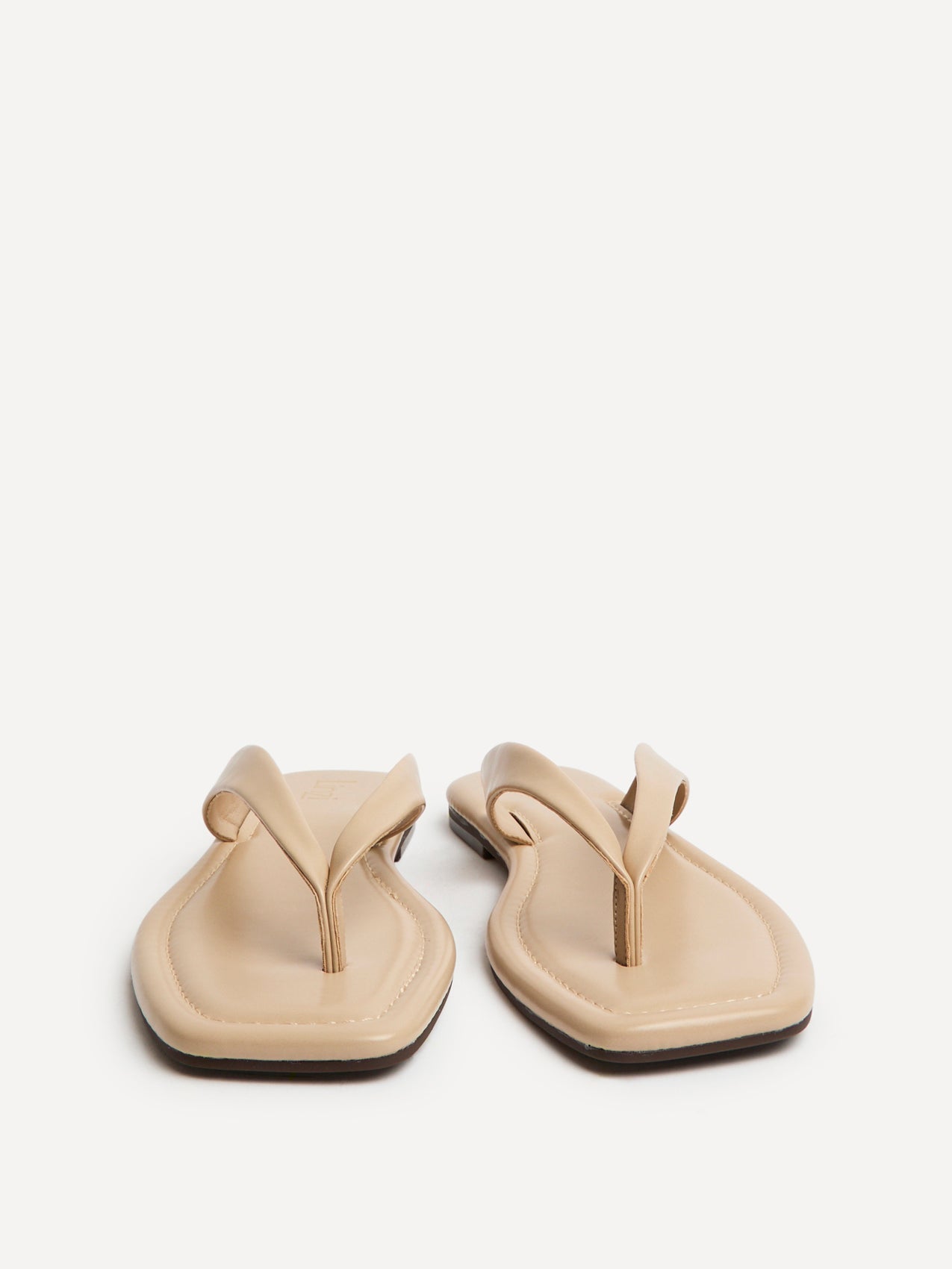 Element Taupe Toe Post Flat Sandals