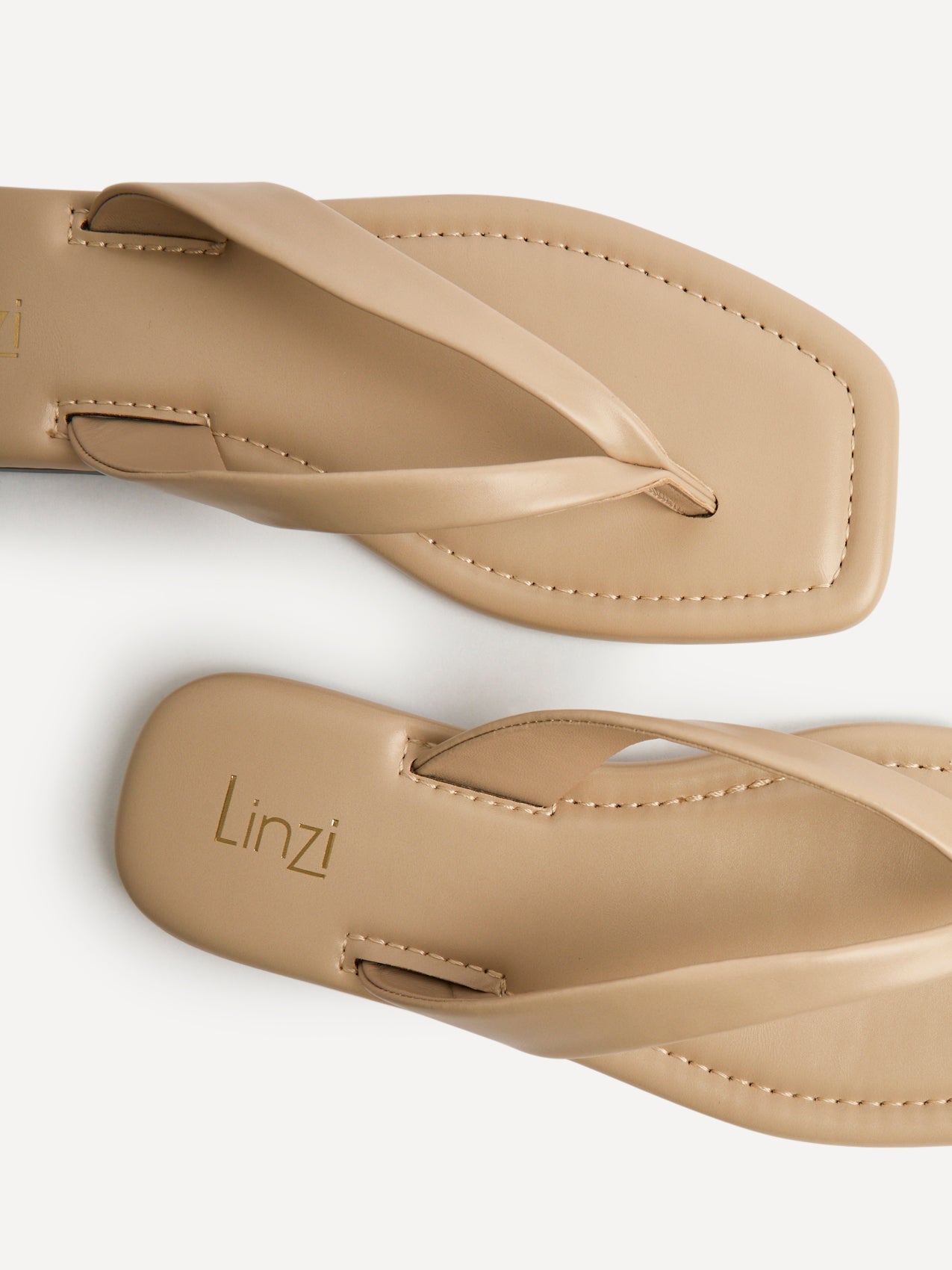 Element Taupe Toe Post Flat Sandals