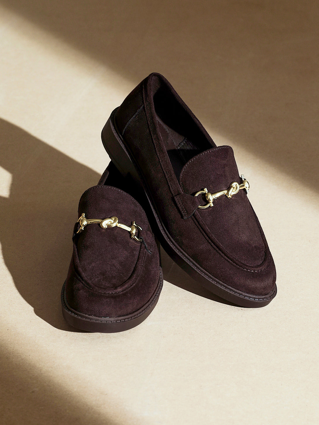 Elite Brown Faux Leather Loafers