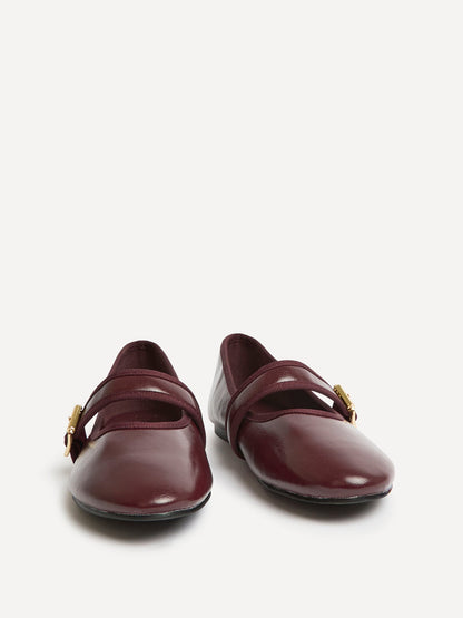 Emerson Burgundy Mary Jane Pumps