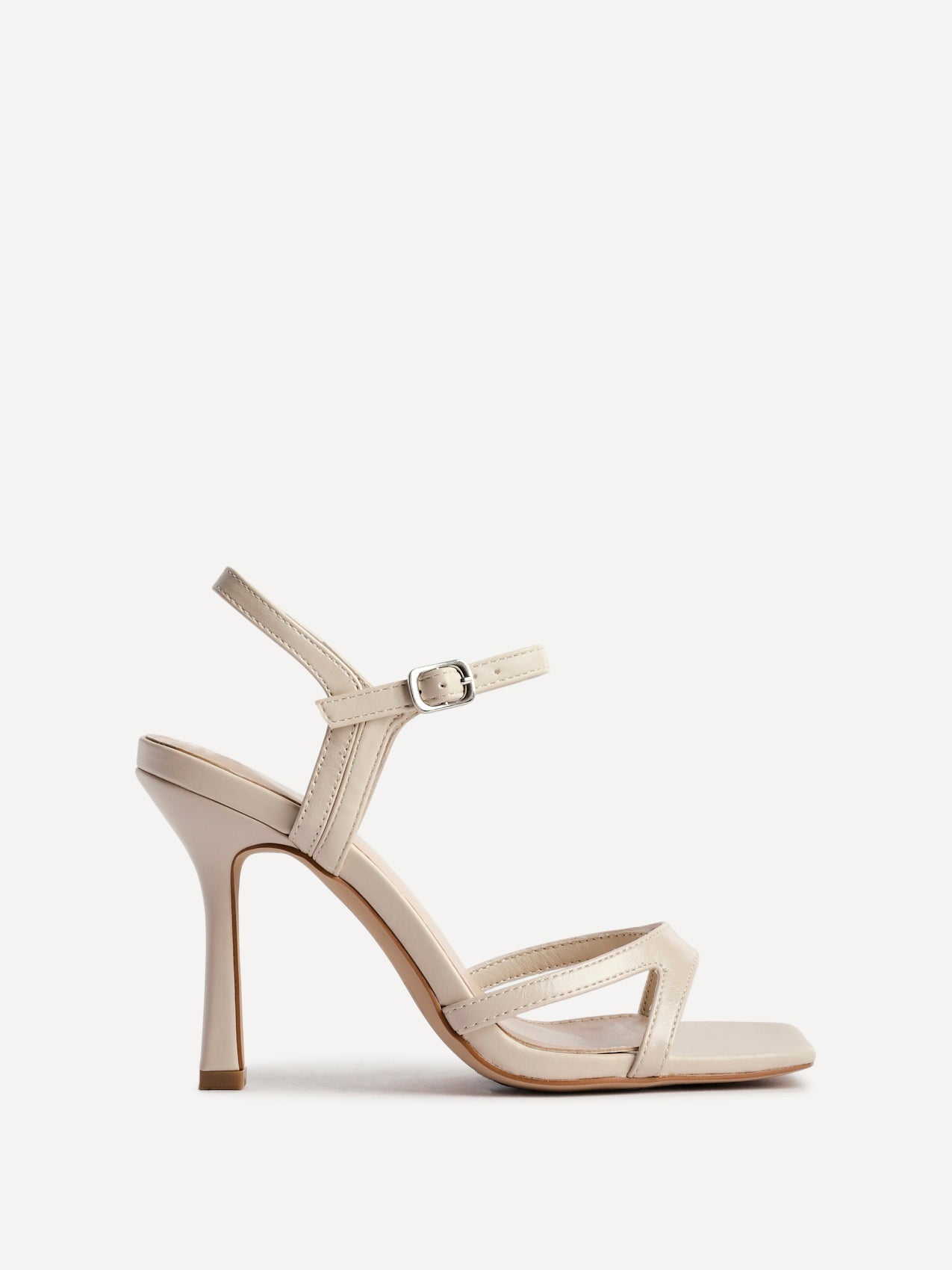 Empress Nude Faux Leather Heels