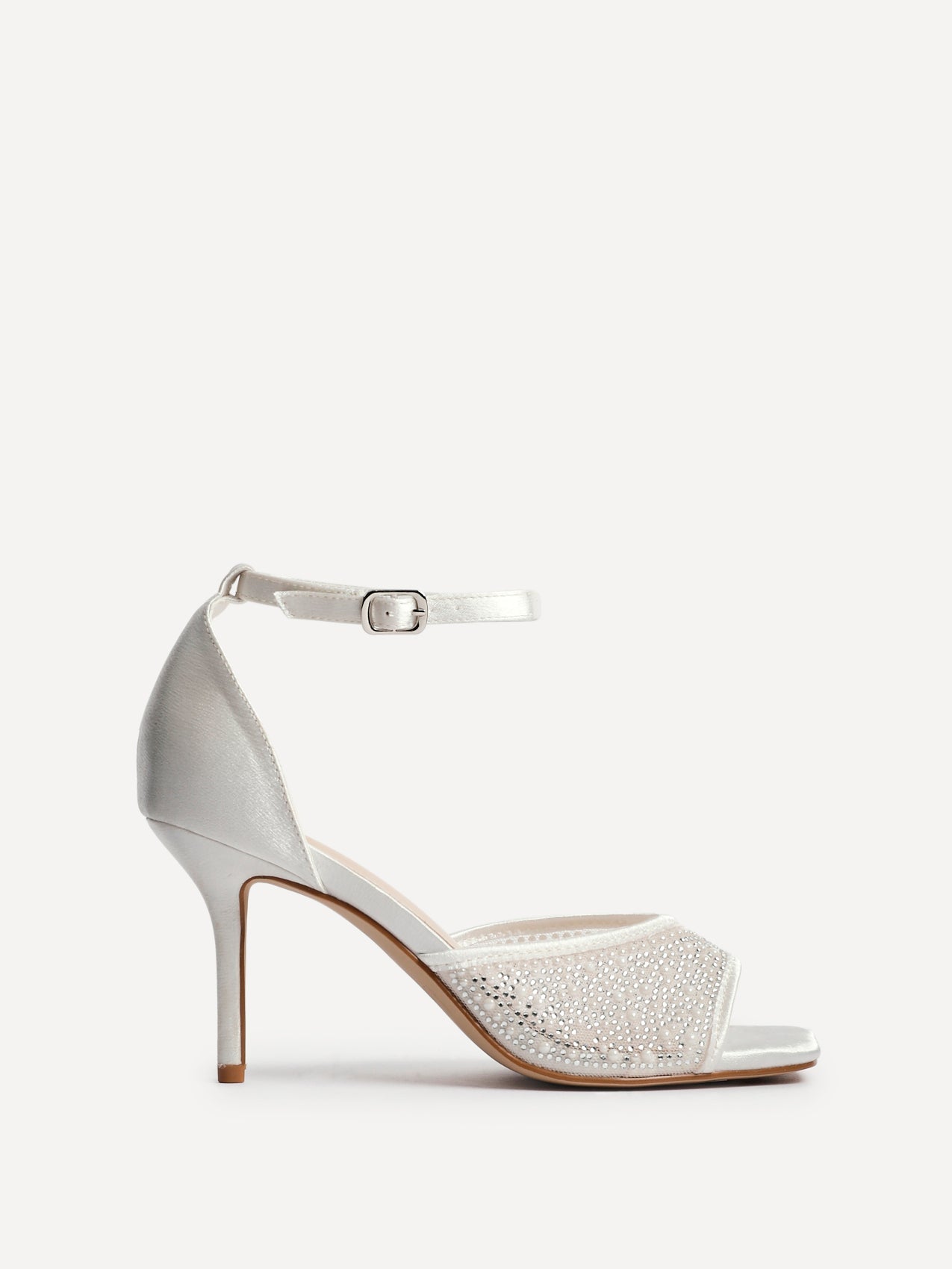 Encanta Bridal Ivory Diamante Heels